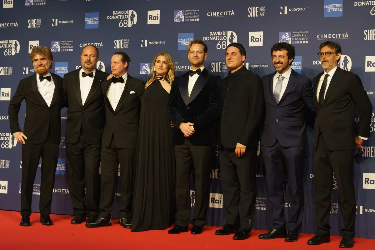 il cast de Le otto montagne (foto di Karen Di Paola)