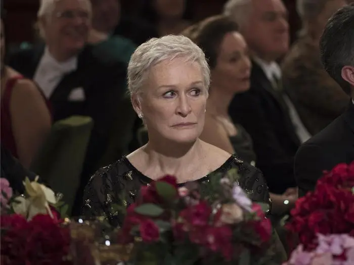 This image released by Sony Pictures Classics shows Glenn Close in a scene from \\\"The Wife.\\\" On Tuesday, Jan. 22, 2019, Close was nominated for an Oscar for best actress for her role in the film. The 91st Academy Awards will be held on Feb. 24. (Graeme Hunter/Sony Pictures Classics via AP) [CopyrightNotice: © Meta Film London Ltd]