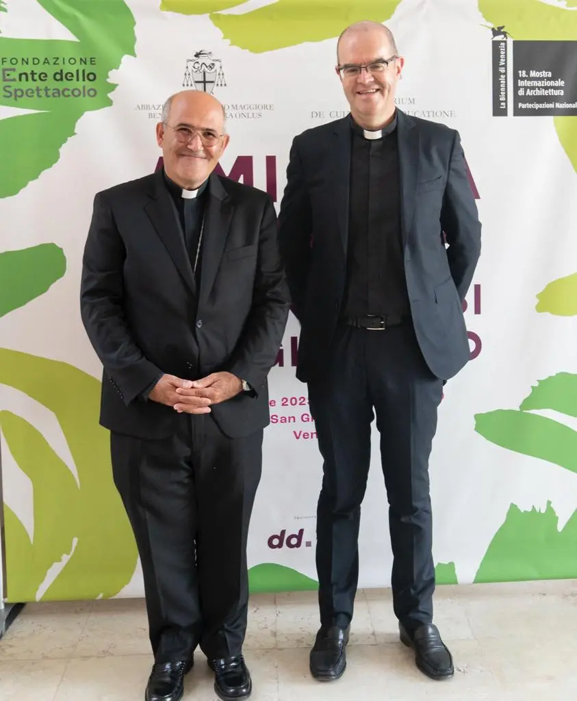 José Tolentino de Mendonça e Davide Milani (foto di Karen Di Paola)