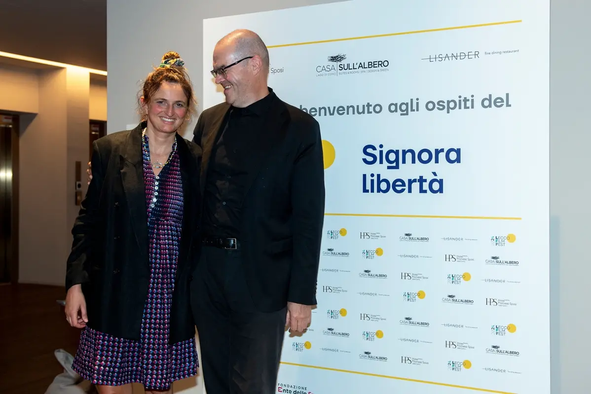 Alice Rohrwacher con Davide Milani, foto di Stefano Micozzi