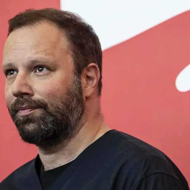 Yorgos Lanthimos al ciak