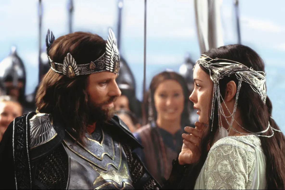 Viggo Mortensen e Liv Tayler ne Il Signore dgeli Anelli - Il ritorno del re (2003) - @Webphoto
