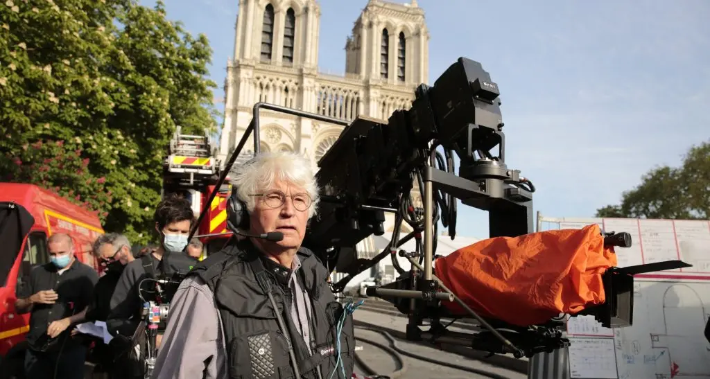 Notre-Dame in fiamme in sala