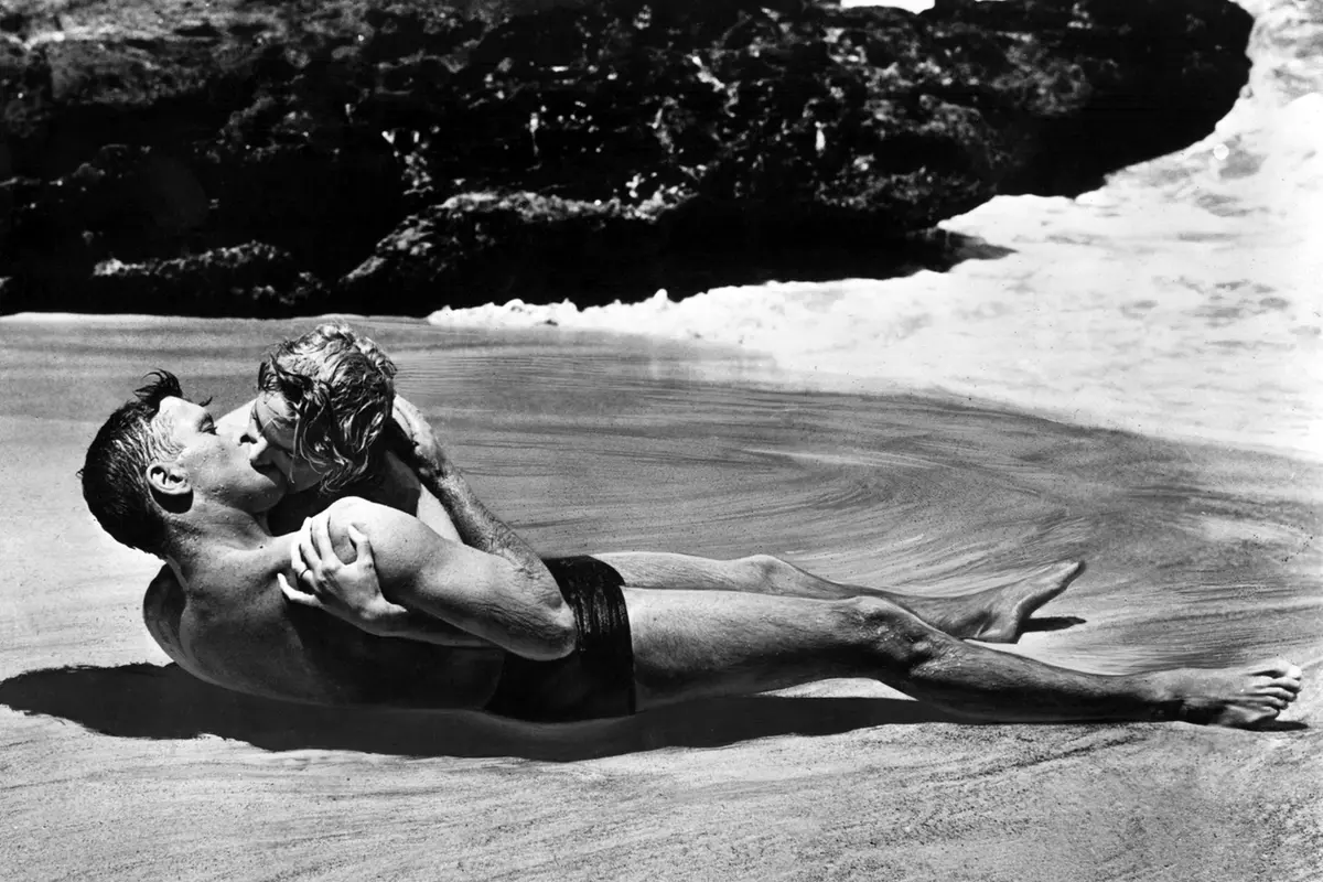 Burt Lancaster e Deborah Kerr in Da qui all\\'eternit\\u00E0