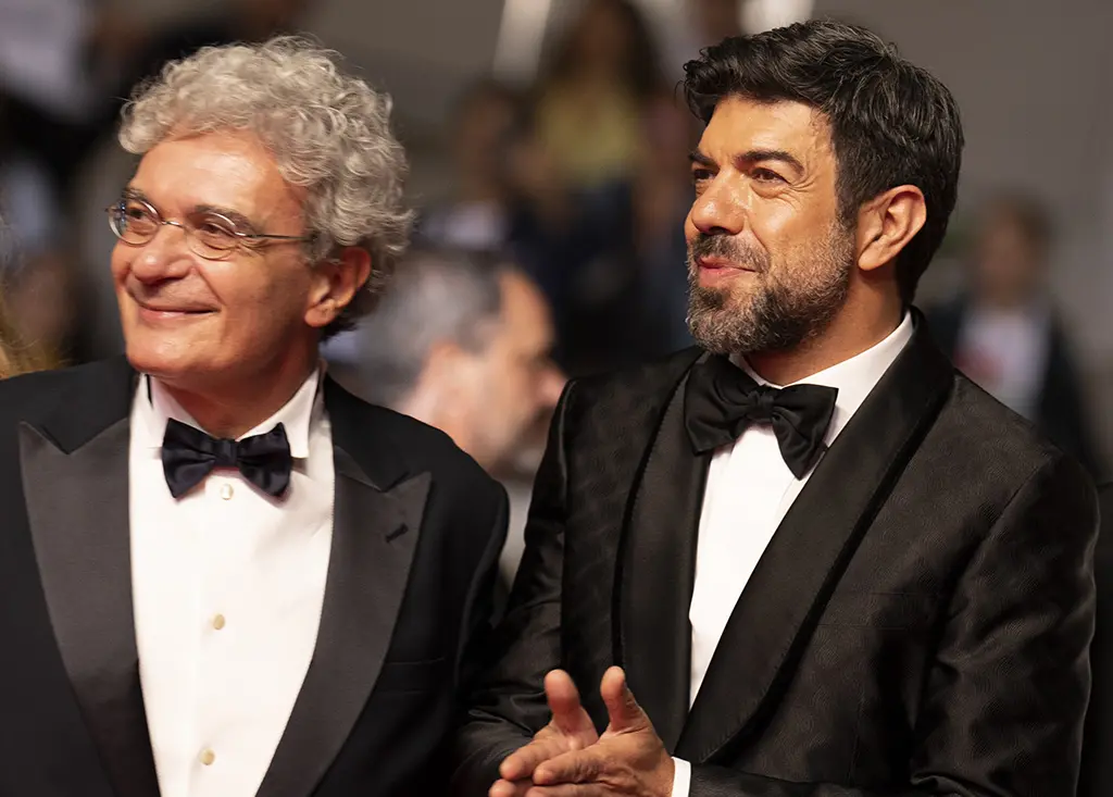 Pierfrancesco Favino  e  Mario Martone  - Foto Karen Di Paola