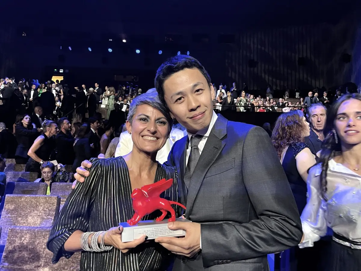 Il regista taiwanese con Beatrice Fiorentino, Direttrice artistica della Settimana Internazionale della Critica
