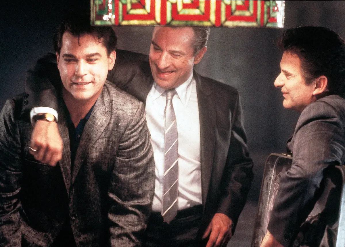 Joe Pesci, Robert De Niro, Ray Liotta in Quei bravi ragazzi (1990) - @Webphoto
