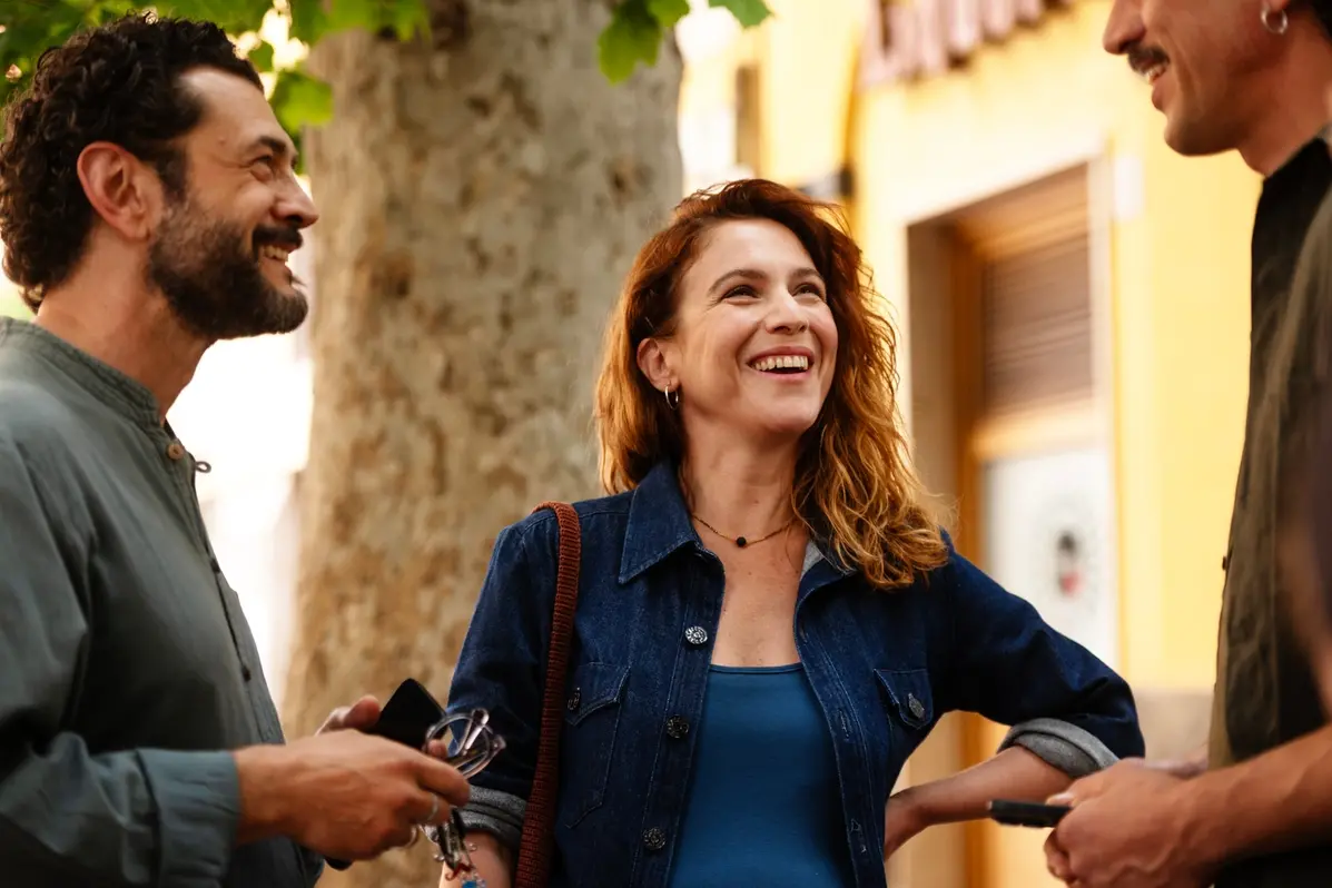 Vinicio Marchioni e Isabella Ragonese in Il Dio dell\\'amore , Emanuela Scarpa