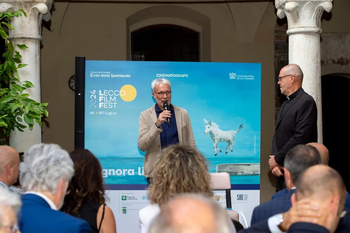Il presidente di Confindustria Lecco e Sondrio Marco Campanari e il presidente di Fondazione Ente dello Spettacolo Davide Milani @ Stefano Micozzi