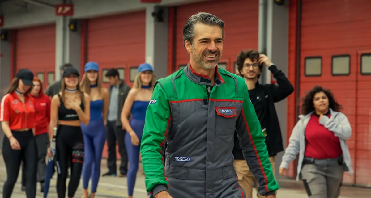 Luca Argentero a tutto gas