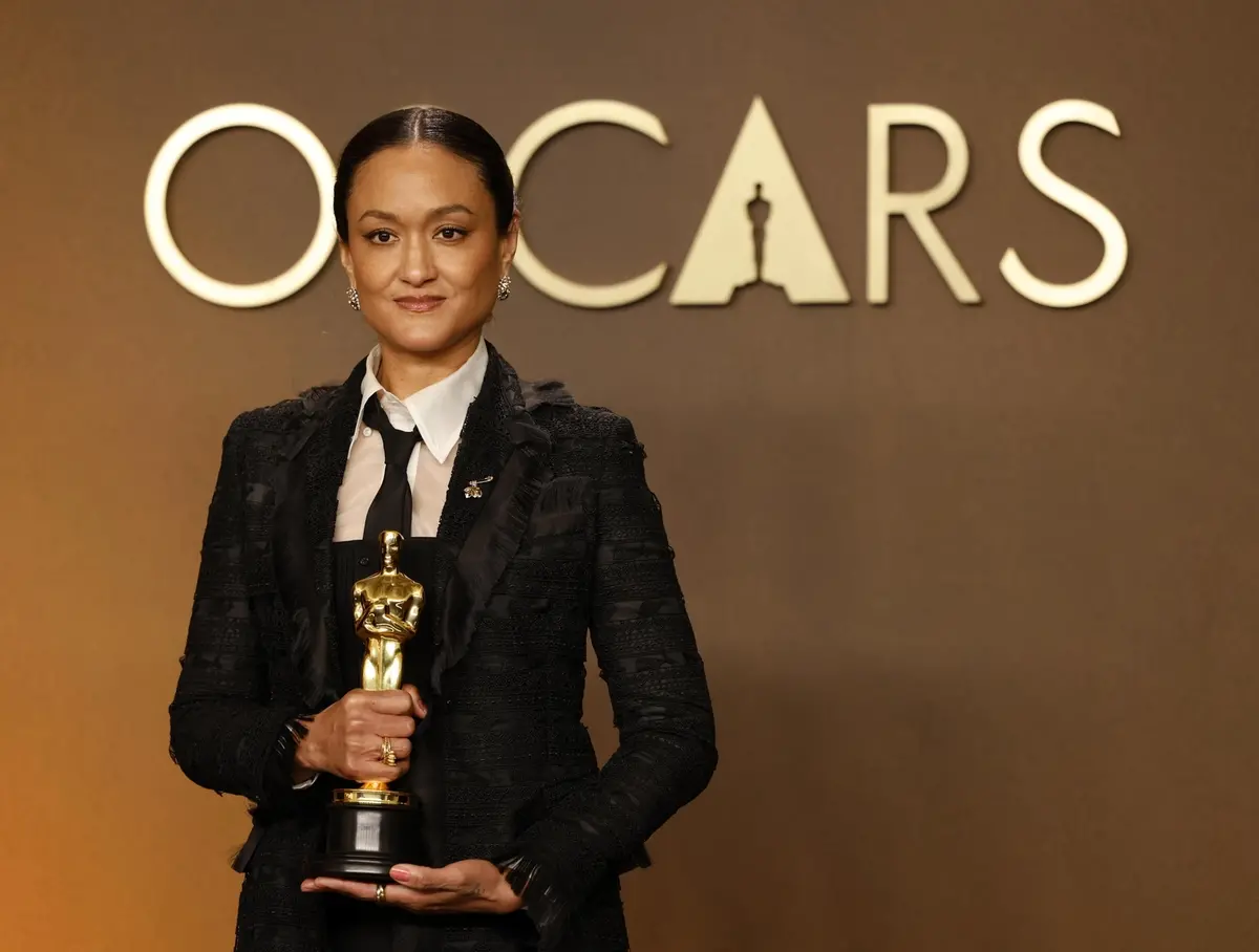 Autumn Durald Arkapaw poses with the award for Best Cinematography for 'Sinners' during the the 98th annual Academy Awards ceremony at the Dolby Theatre in Los Angeles, California, USA, 15 March 2026. EPA/JILL CONNELLY