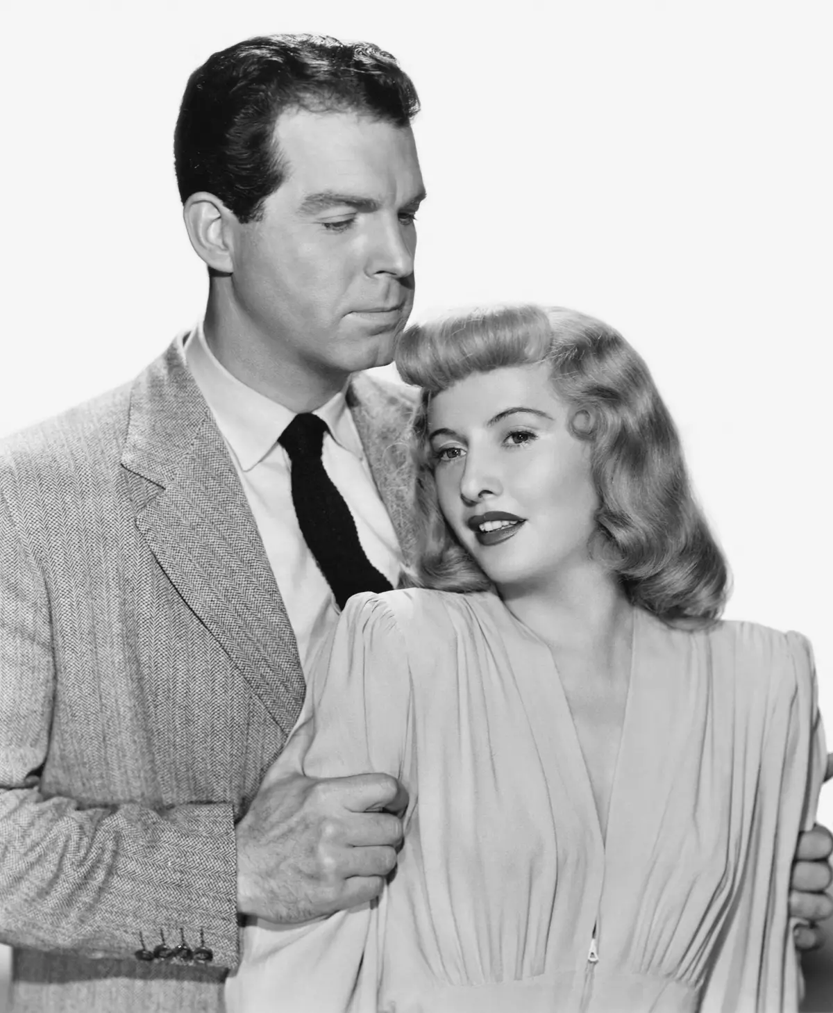 Fred MacMurray e Barbara Stanwyck in La fiamma del peccato