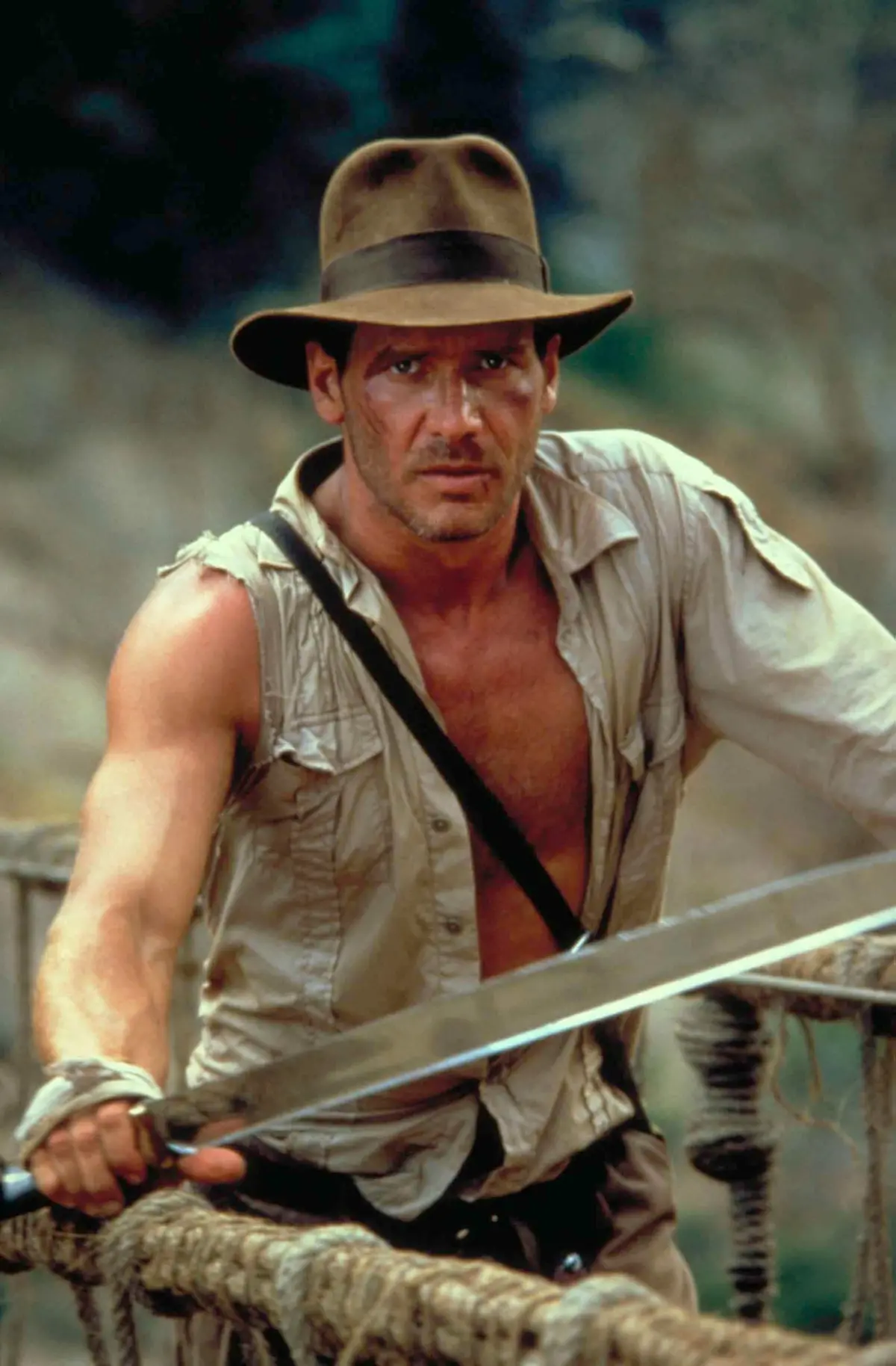 Harrison Ford in Indiana Jones e il tempio maledetto (Webphoto)