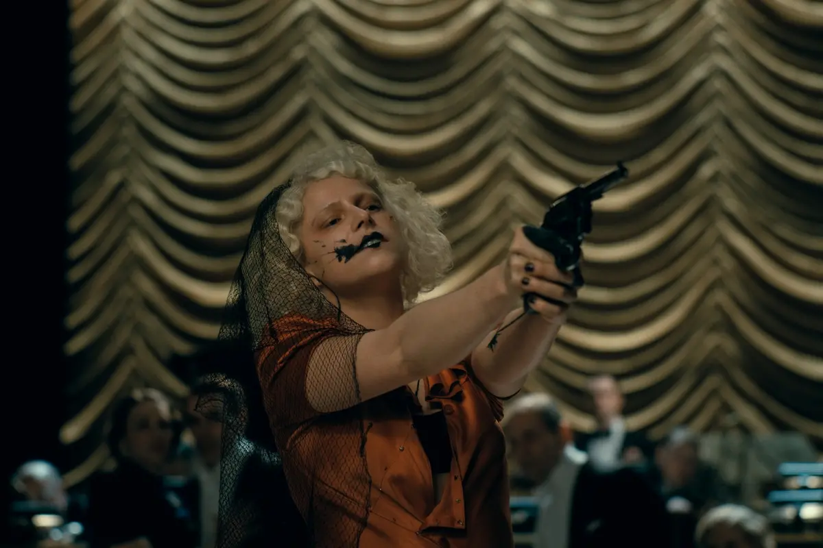 Jessie Buckley as The Bride in Warner Bros. Pictures THE BRIDE! A Warner Bros. Pictures release , \\u00A9 2026 Warner Bros. Entertainment Inc. All rights reserved.