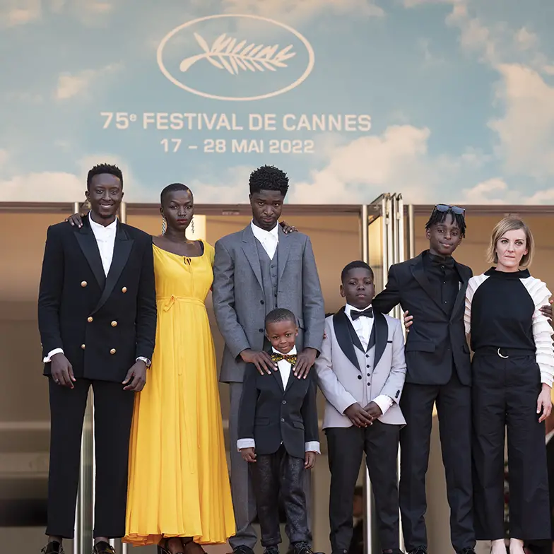 Cannes 75 - Red Carpet Mother and Son