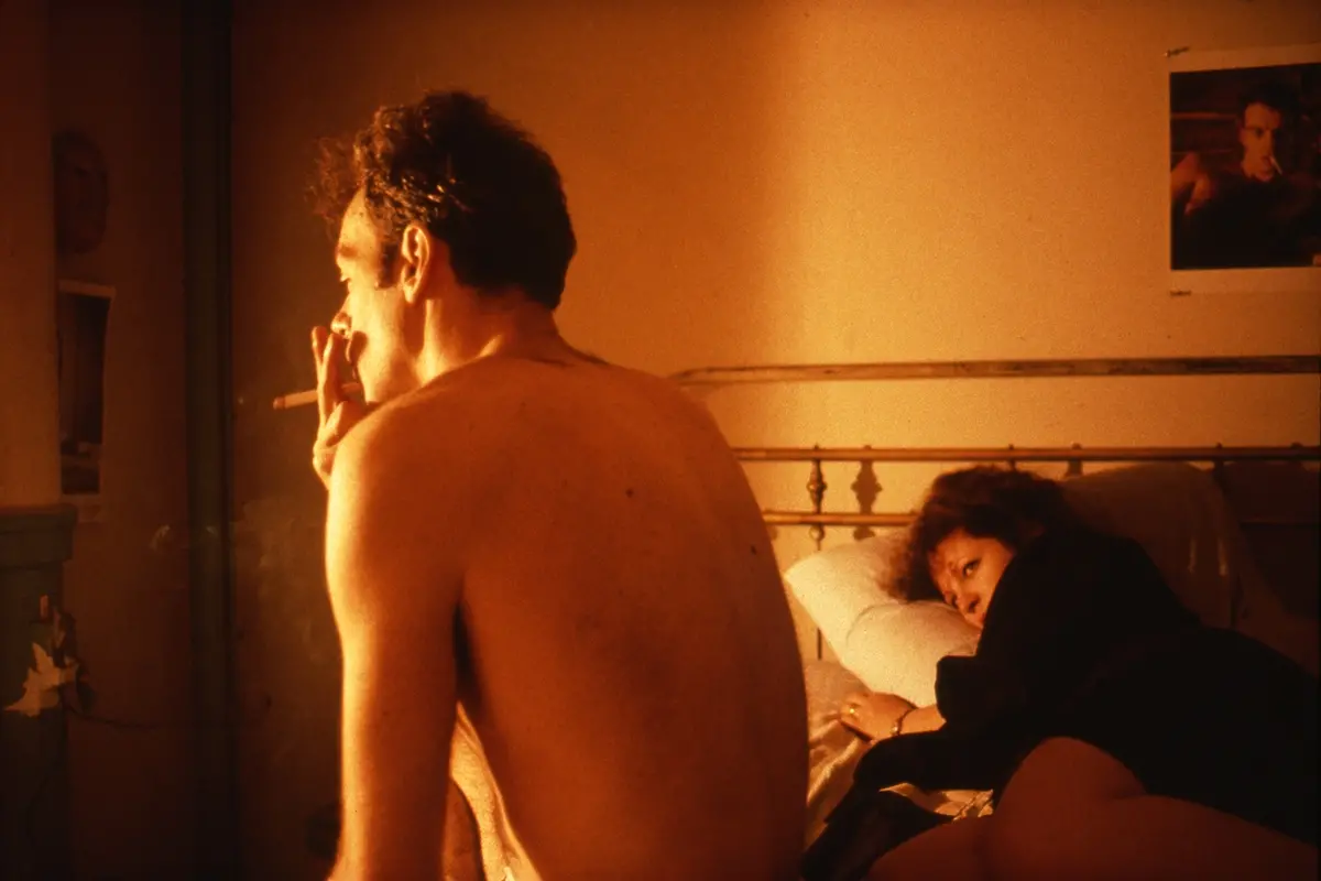 Nan Goldin, \"Nan and Brian in bed\" NYC 1983 (Photo courtesy of Nan Goldin)