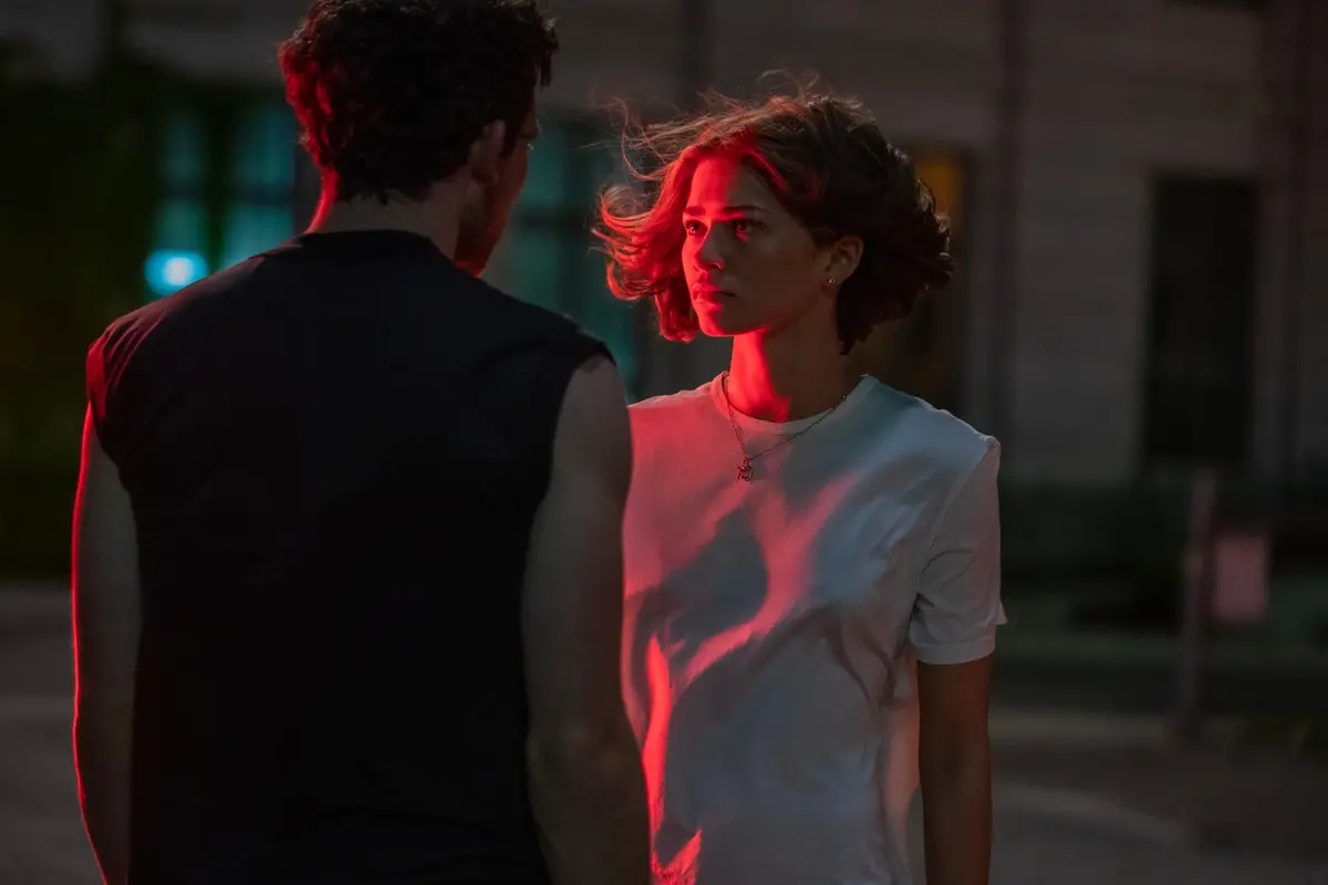 Zendaya e Josh O\\'Connor in Challengers di Luca Guadagnino - Credit: Niko Tavernise / Metro Goldwyn Mayer Pictures \\u00A9 2023 Metro-Goldwyn-Mayer Pictures Inc. All Rights Reserved. , Niko Tavernise / Metro Goldwyn M