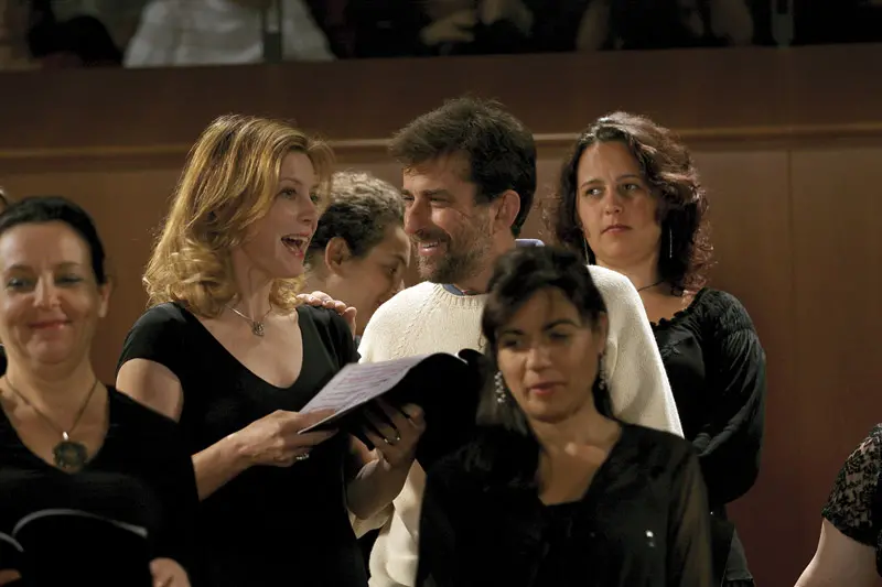 Margherita Buy e Nanni Moretti in Il caimano