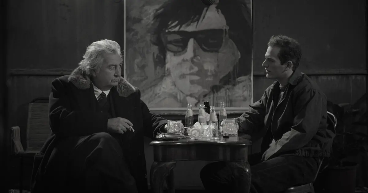 Umberto Contarello e Alessandro Pacioni in L'infinito