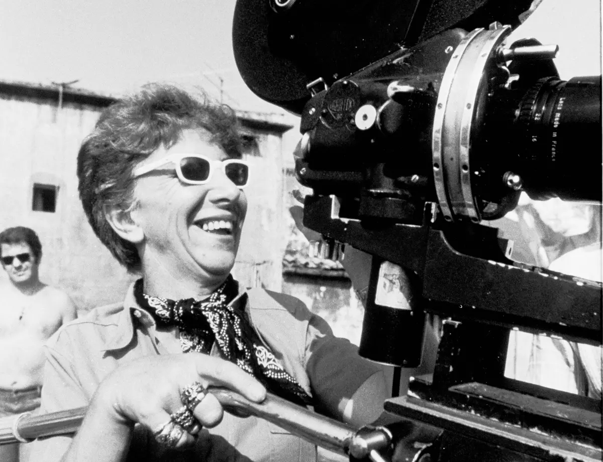 Lina Wertmüller sul set (Webphoto)