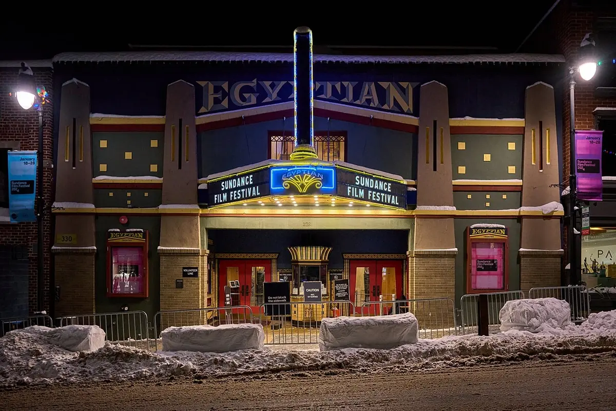 The Egyptian Theatre in Park City, Utah, Sundance Film Festival 2024. Foto di Frank Schulenburg