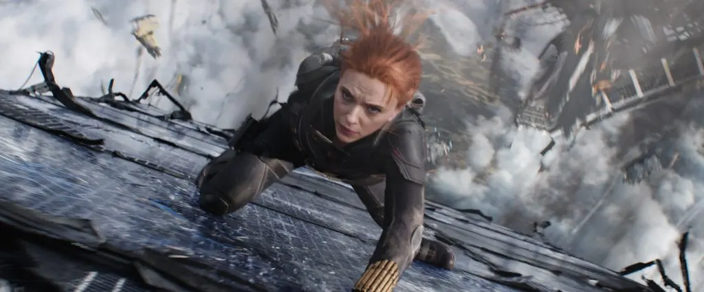 Black Widow/Natasha Romanoff (Scarlett Johansson) in Marvel Studios' BLACK WIDOW, in theaters and on Disney+ with Premier Access. Photo courtesy of Marvel Studios. ©Marvel Studios 2021. All Rights Reserved.