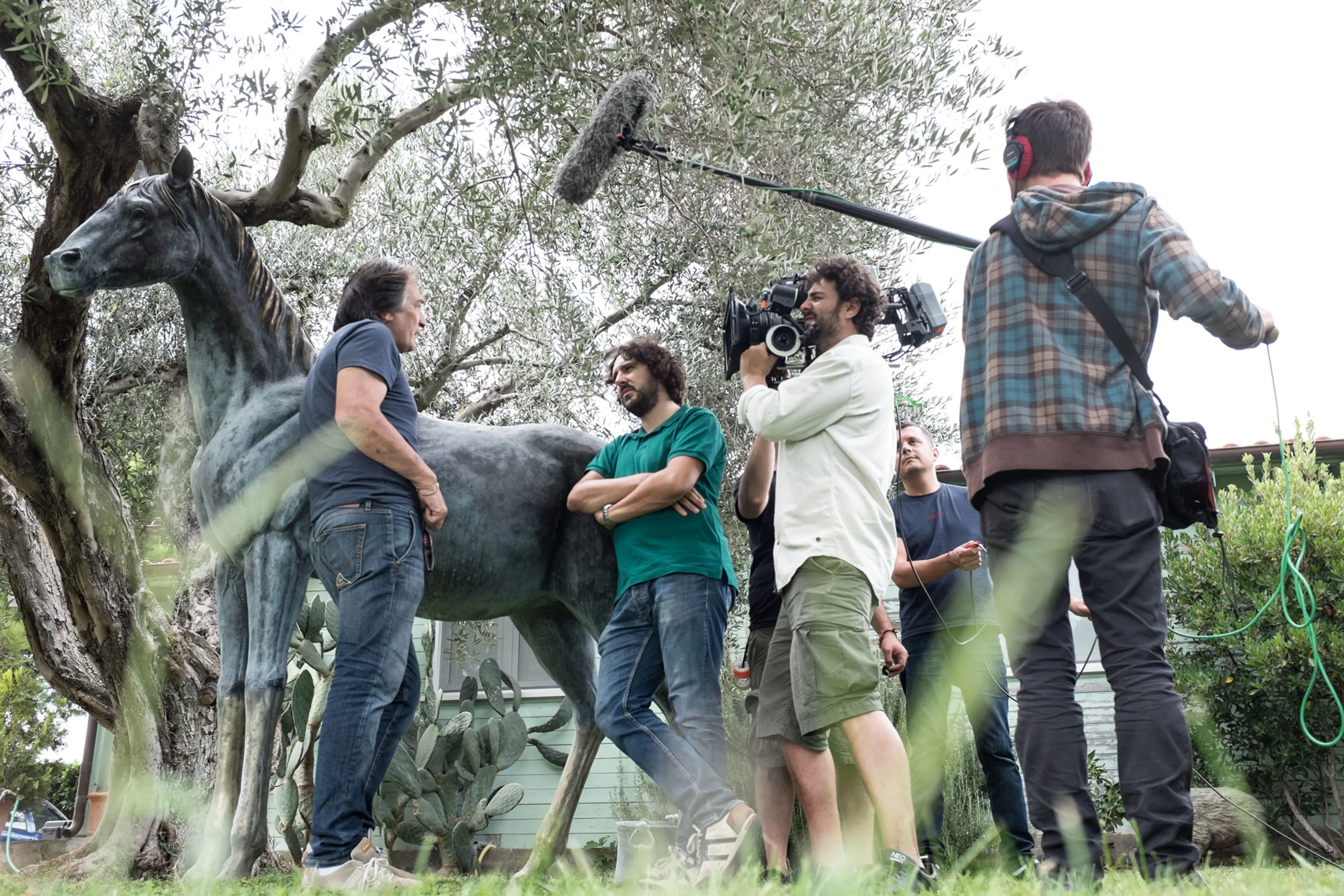 Sul set di Alfredo Bini, ospite inatteso