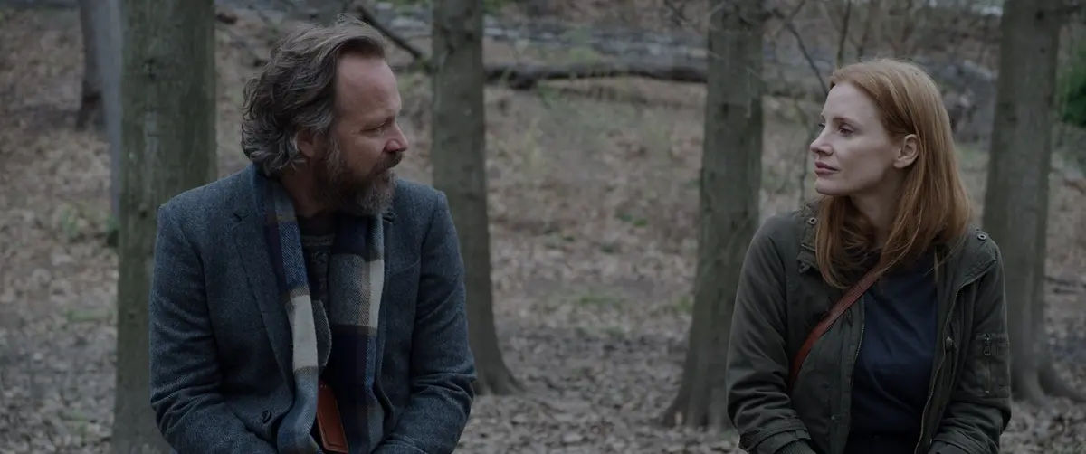 Peter Sarsgaard e Jessica Chastain in Memory