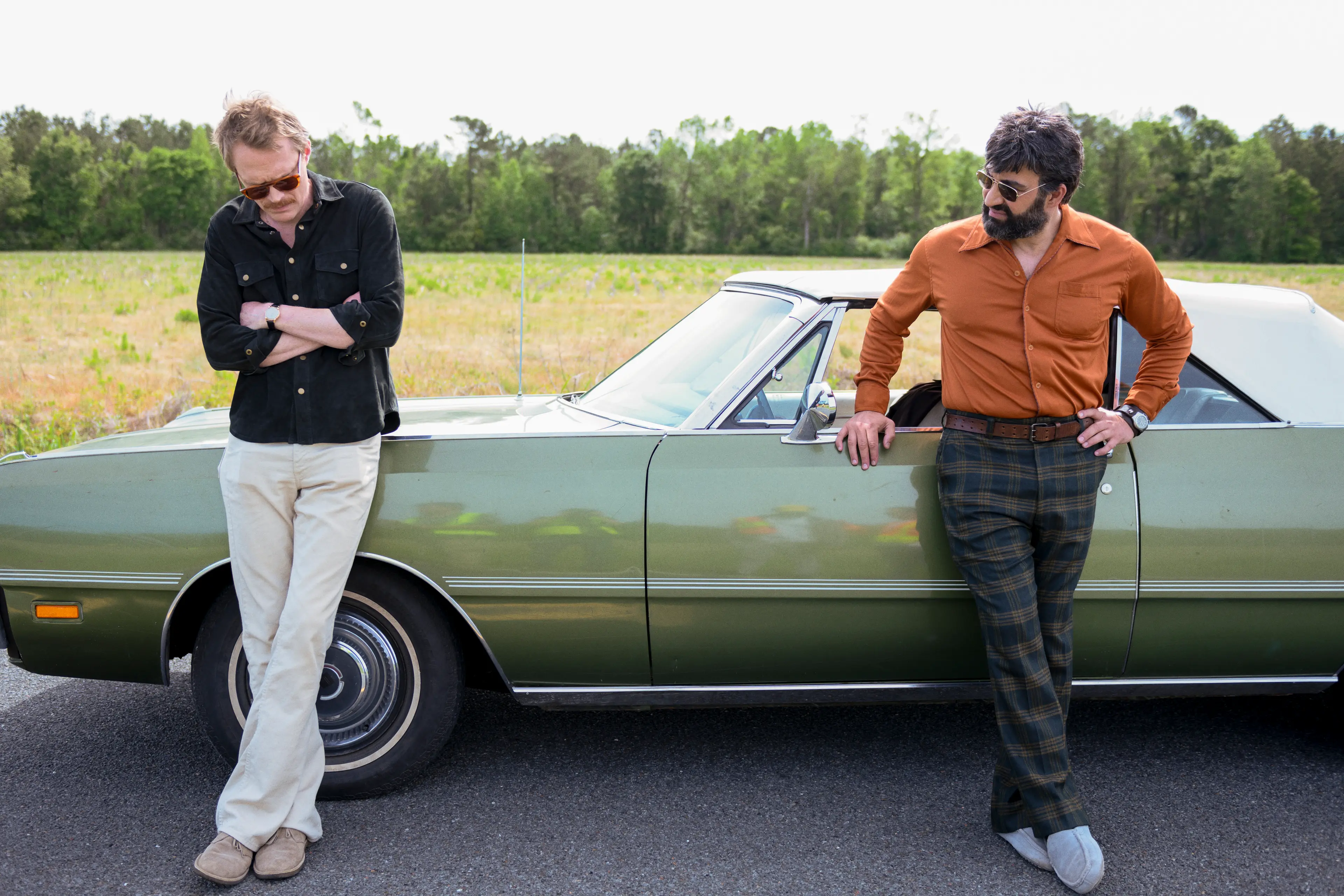 (L-R) Paul Bettany and Peter Macdissi star in UNCLE FRANKPhoto: Brownie HarrisCourtesy of Amazon Studios