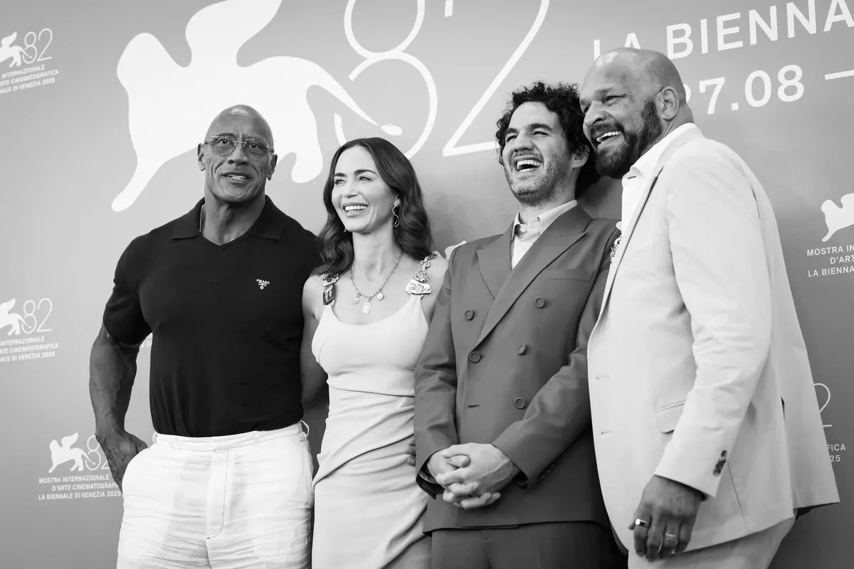 Dwayne Johnson, Emily Blunt, Benny Safdie, Mark Kerr , Karen Di Paola
