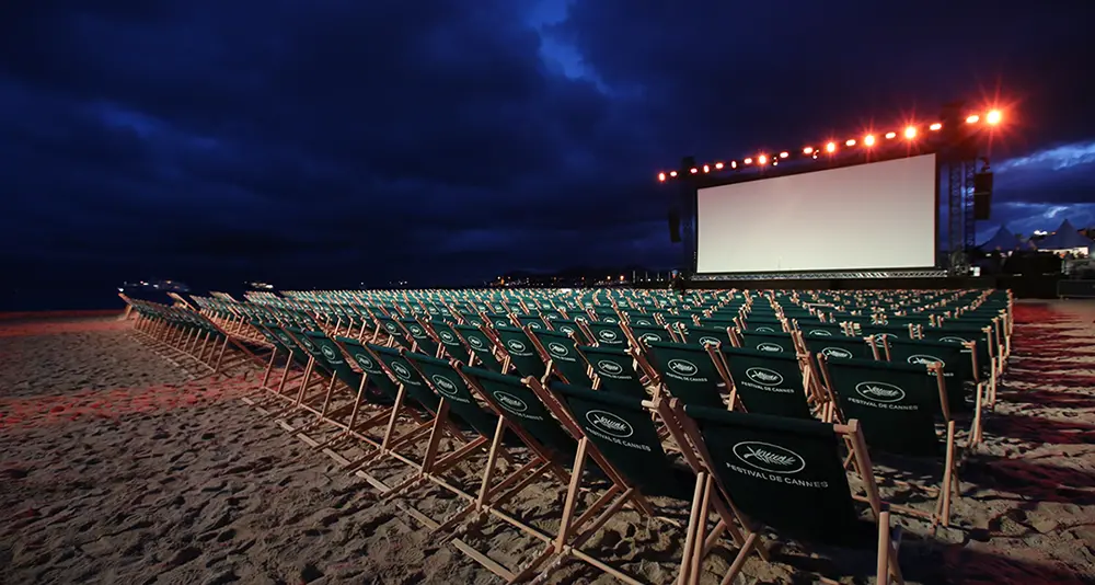 Cannes, Cinéma de la plage