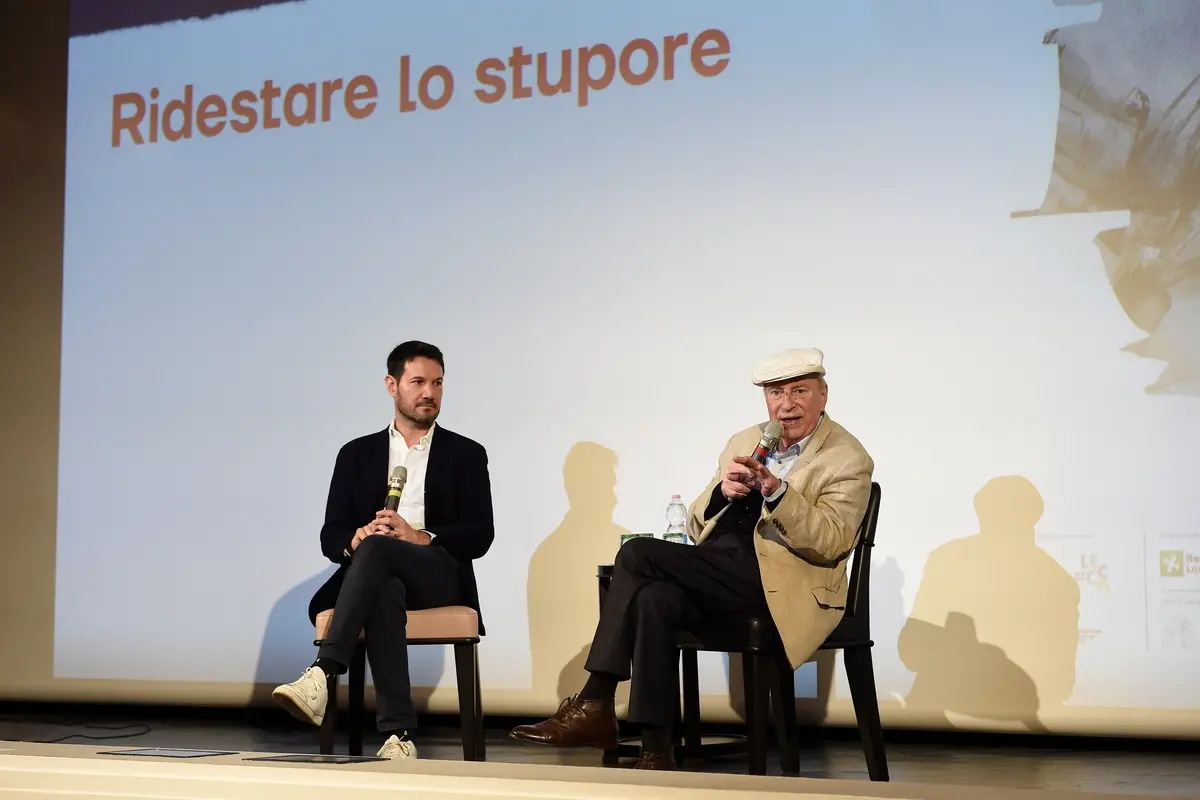 Gianluca Arnone e Jerzy Stuhr (foto di Stefano Micozzi)