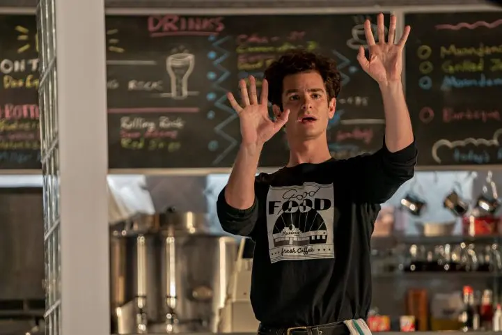 tick, tick...BOOM! (L-R) ANDREW GARFIELD as JONATHAN LARSON in tick, tick...BOOM!. Cr. MACALL POLAY/NETFLIX \\u00A9 2021