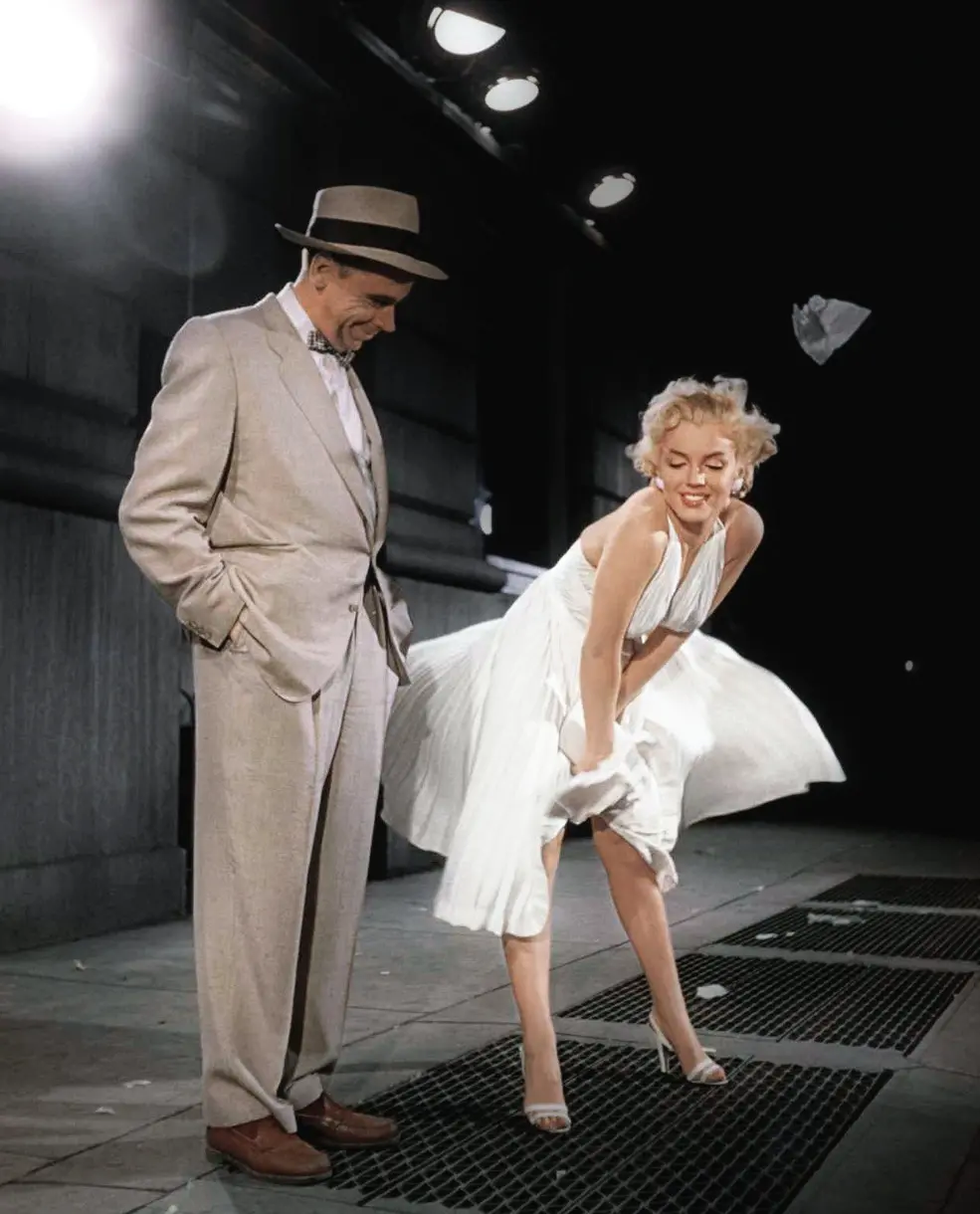 Tom Ewell e Marilyn Monroe in Quando la moglie è in vacanza