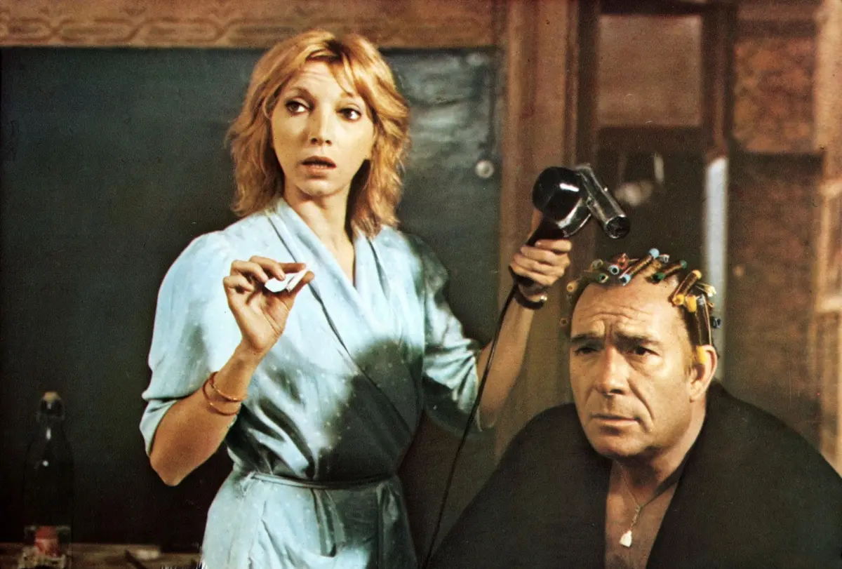 Mariangela Melato e Ugo Tognazzi in Il gatto (Webphoto)