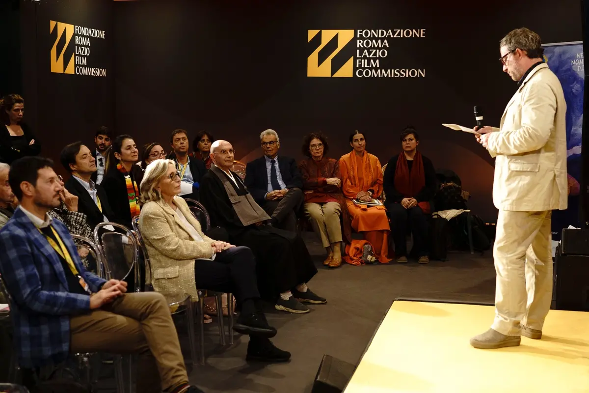 Evento di presentazione del TMFF2025 allo Spazio Roma Lazio Film Commission alla Festa del Cinema di Roma