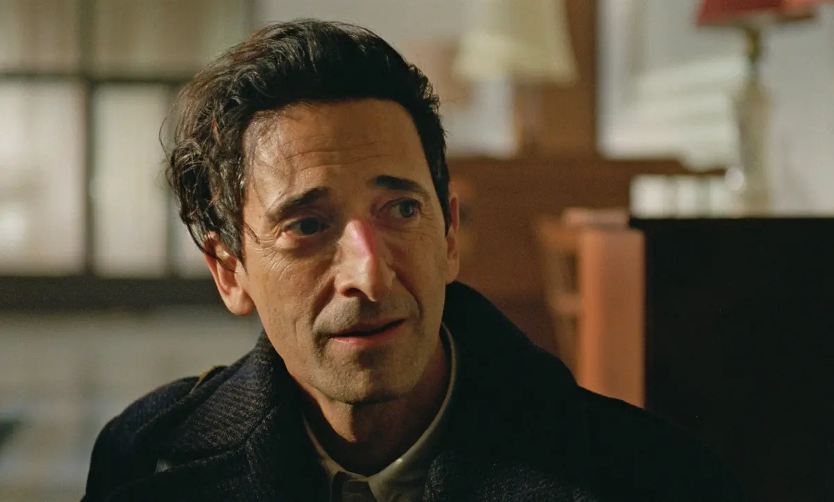 Adrien Brody in The Brutalist