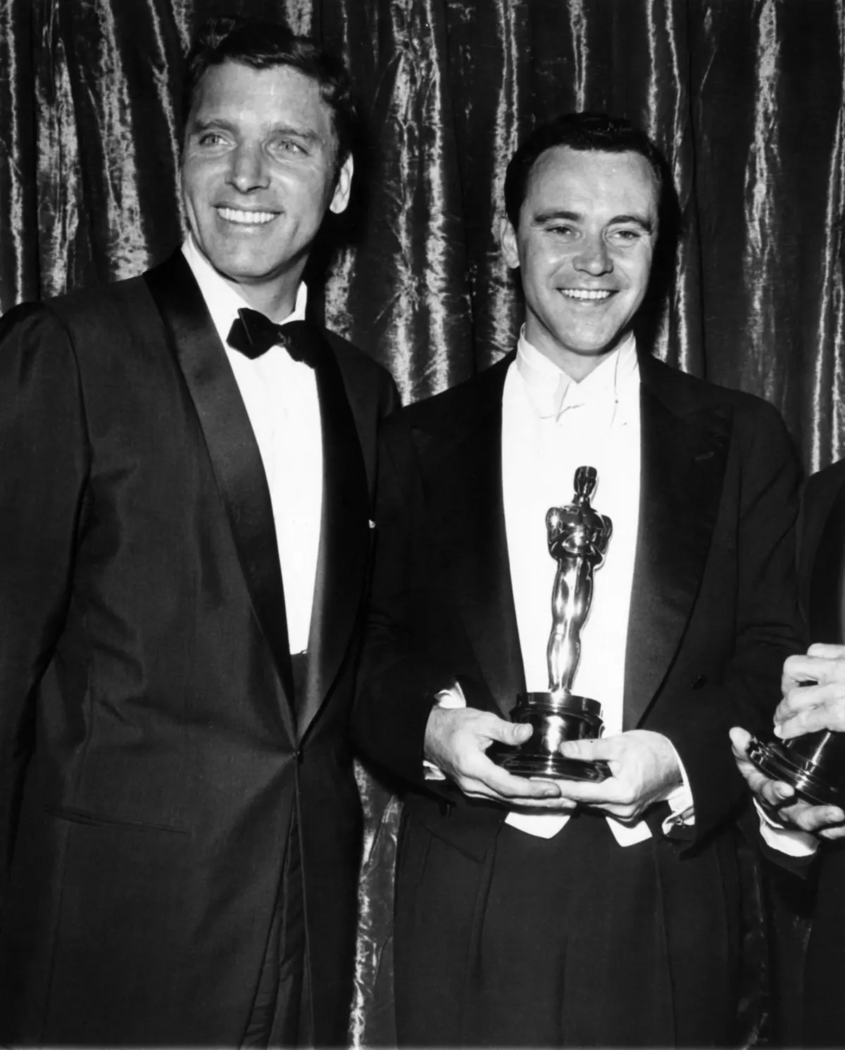 Burt Lancaster con Jack Lemmon, Oscar per Mister Roberts (Annex)