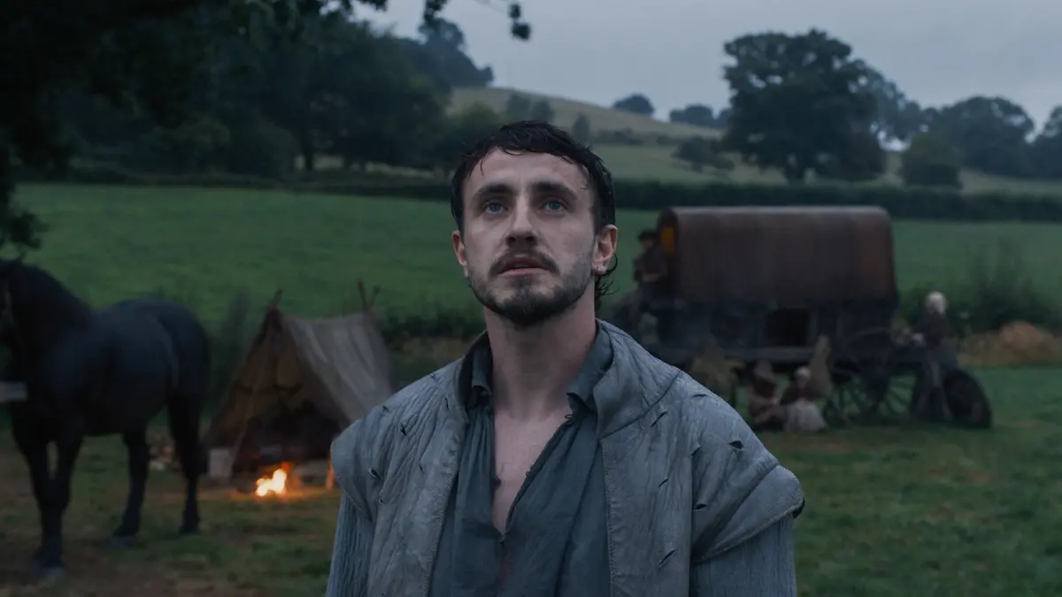 Paul Mescal stars as William Shakespeare in director Chloé Zhao’s HAMNET