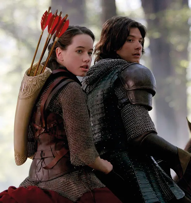 Anna Popplewell e Ben Barnes in Le cronache di Narnia (Webphoto)