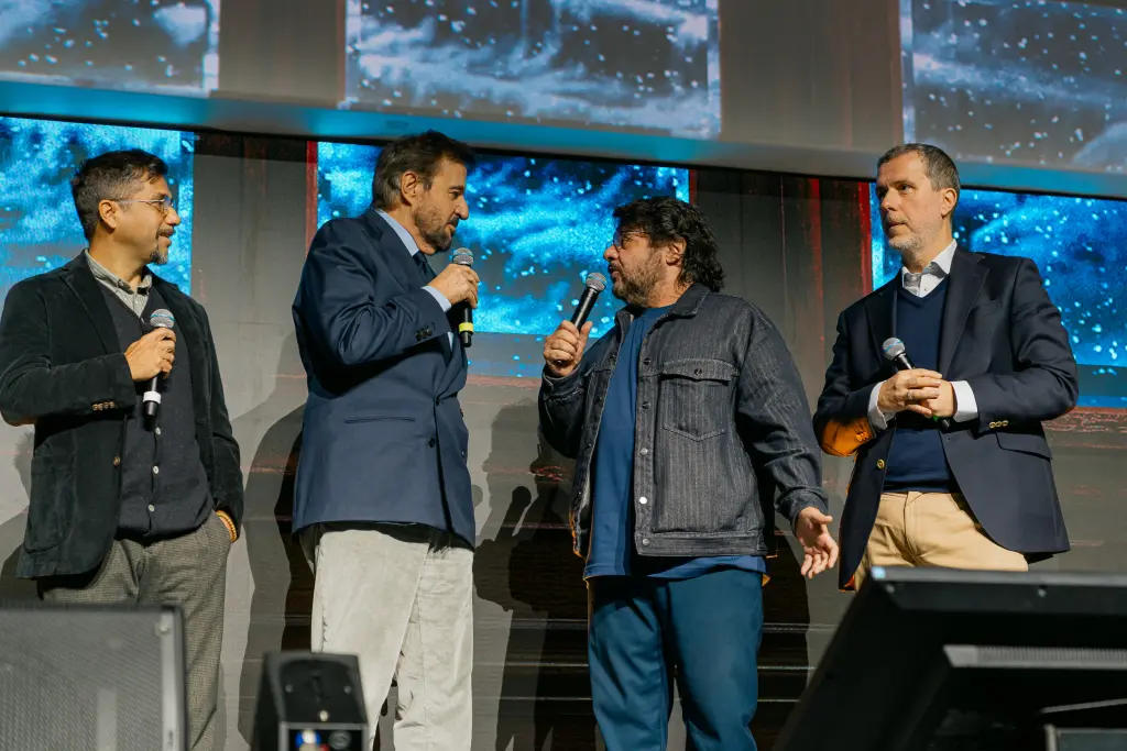 Christian De Sica e Lillo Petrolio alla convention Medusa presentano Agata Christian (2026)