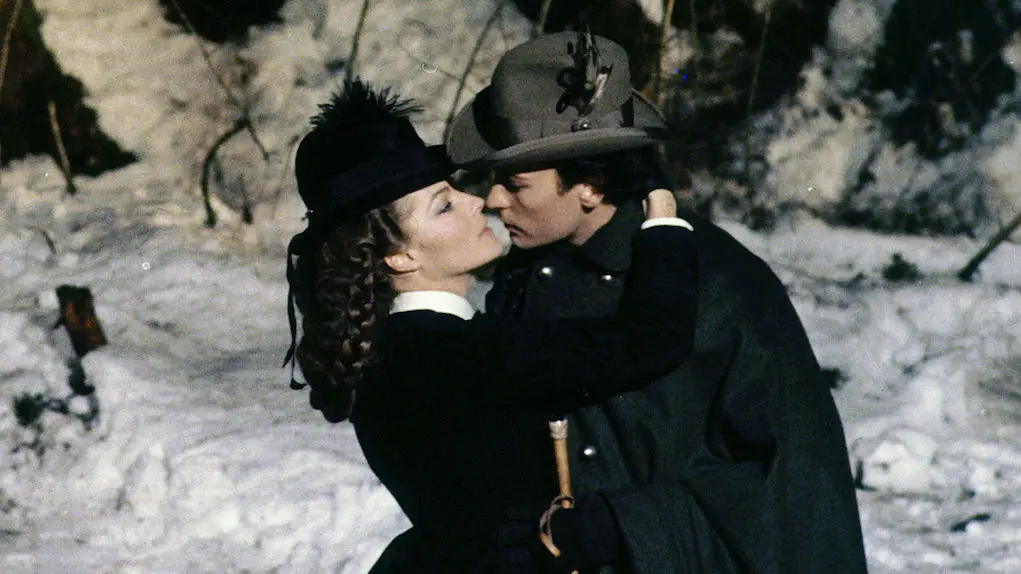 Romy Schneider e Helmut Berger in Ludwig