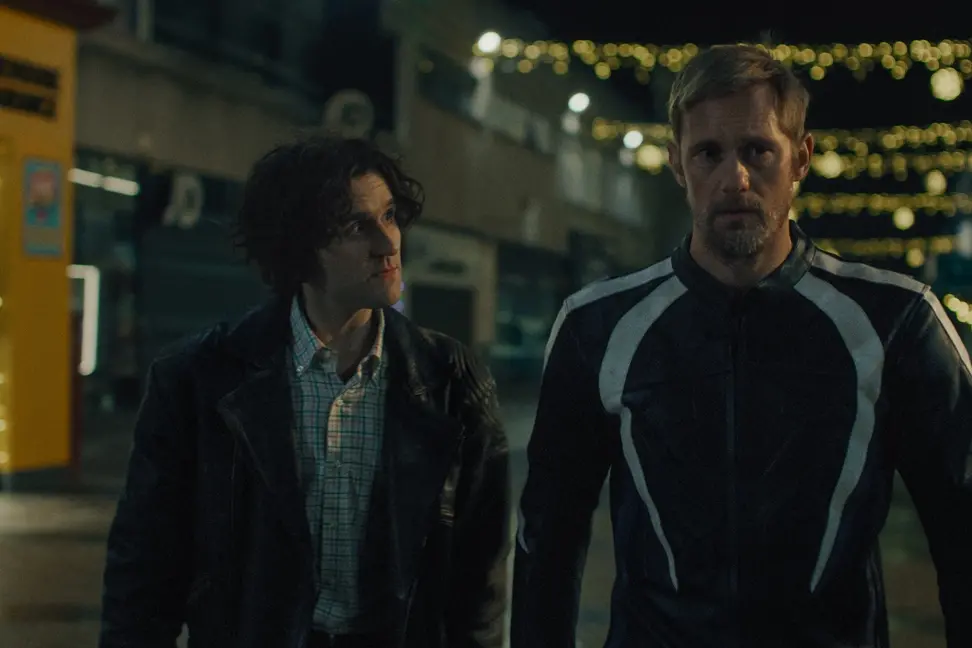 Harry Melling e Alexander Skarsg\\u00E5rd in Pillion