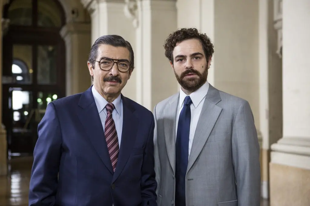 Ricardo Darín e Peter Lanzani in Argentina, 1985 © Prime Video - La Unión de los Ríos - Kenya Films - Infinity Hill - Ph Lina Etchesuri