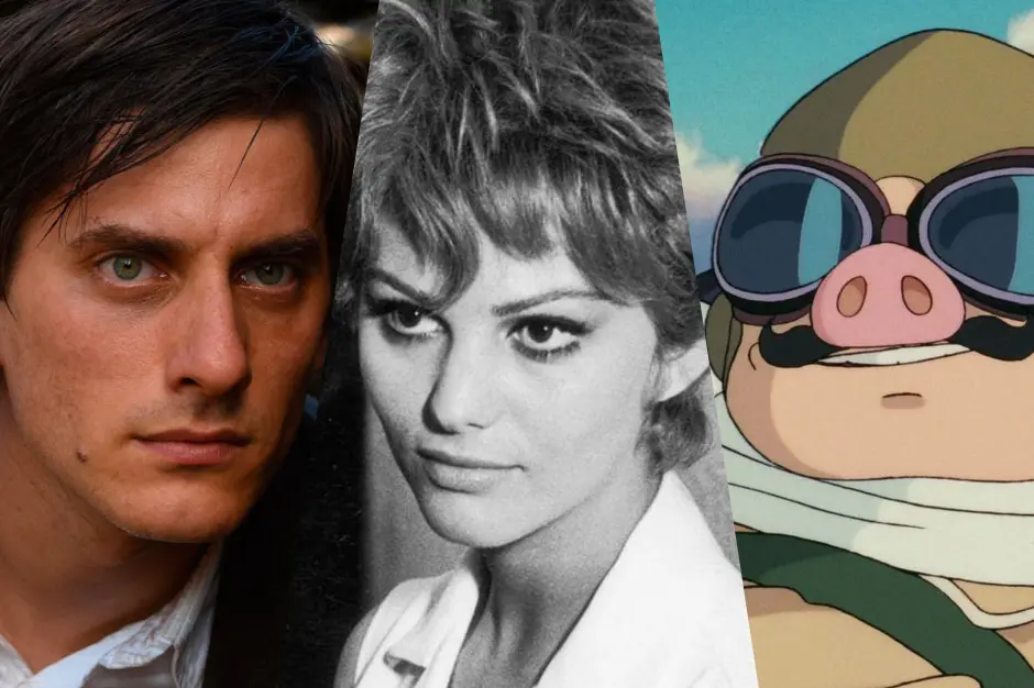 Luca Marinelli in Una questione privata; Claudia Cardinale in La ragazza di Bube; Porco rosso