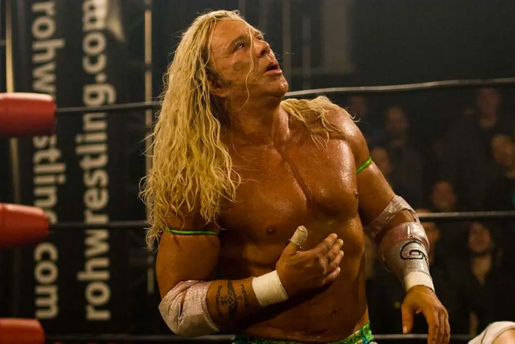 Mickey Rourke in The Wrestler