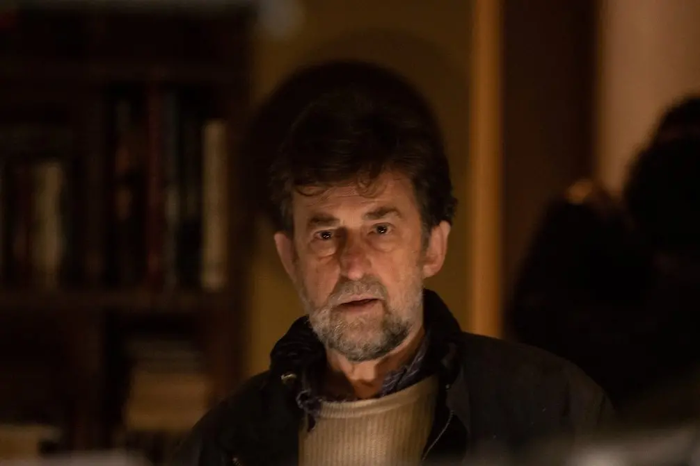 Nanni Moretti sul set di Tre piani - cr. Fandango/Sacher Film