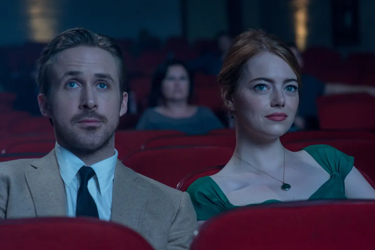 Ryan Gosling, Emma Stone in La La Land di Damien Chazelle