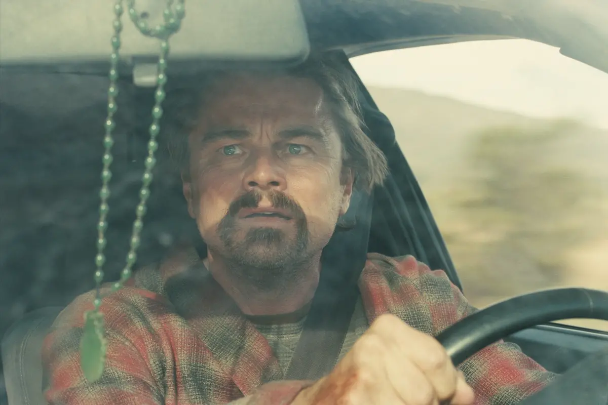 LEONARDO DI CAPRIO as Bob Ferguson in “One Battle After Another.” A Warner Bros. Pictures Release. Photo Courtesy Warner Bros. Pictures