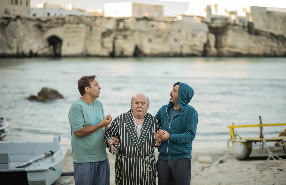 Amedeo, Lino Banfi e Pio in Oi vita mia